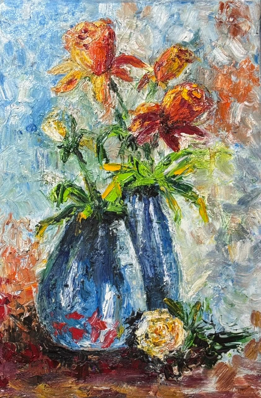 Original oil painting by Chandrani Sudumenike