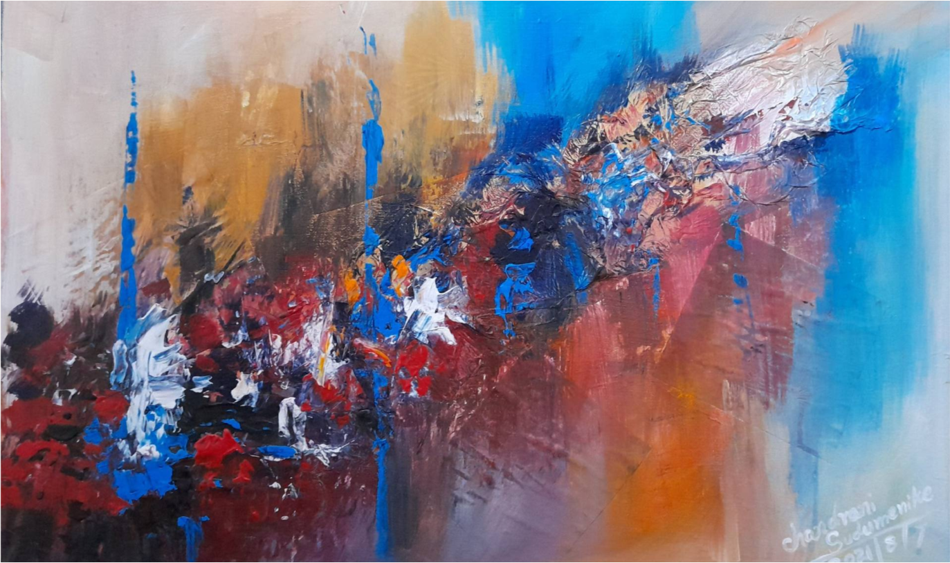 Original oil painting by Chandrani Wijesooriya